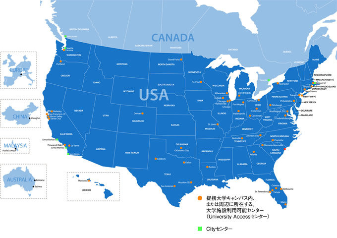 ELS Language Centersの地図