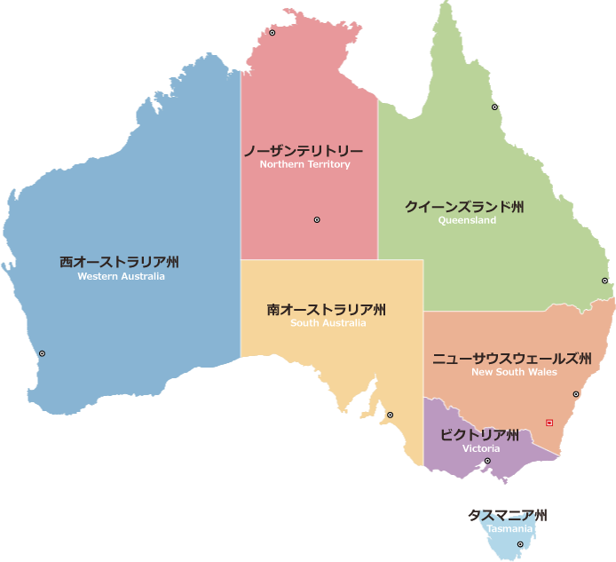 オーストラリア（Australia）地図