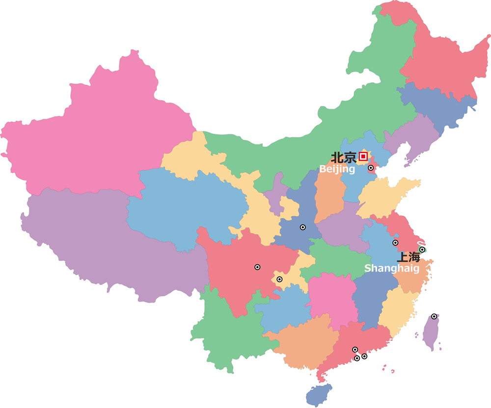 中国（China）地図