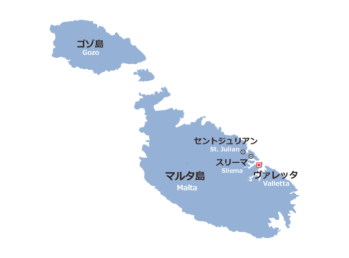 マルタ（Malta）地図