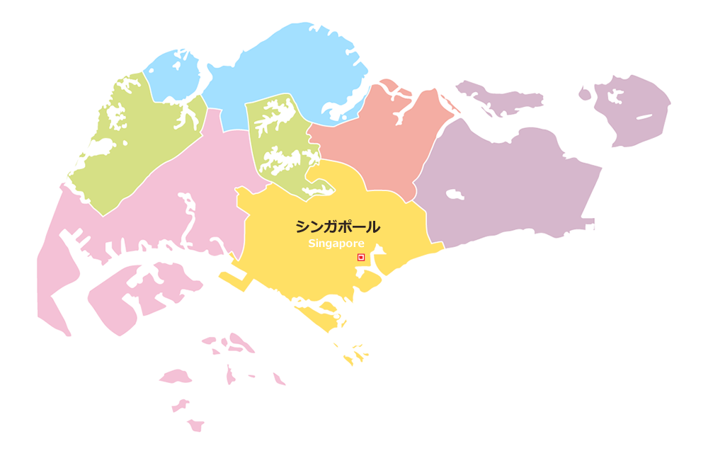 シンガポール（Singapore）地図