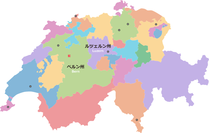 スイス（Switzerland）地図