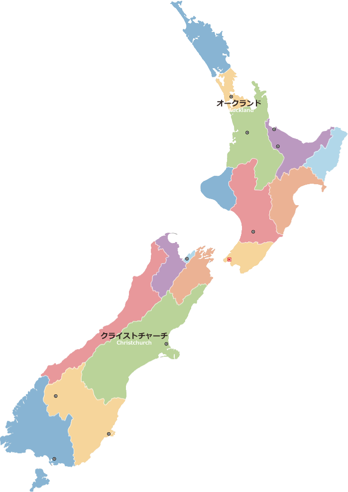 ニュージーランド（New Zealand）地図