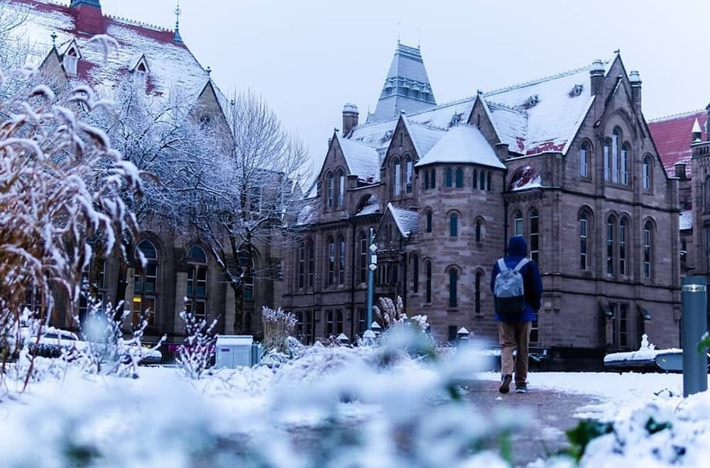 冬の大学