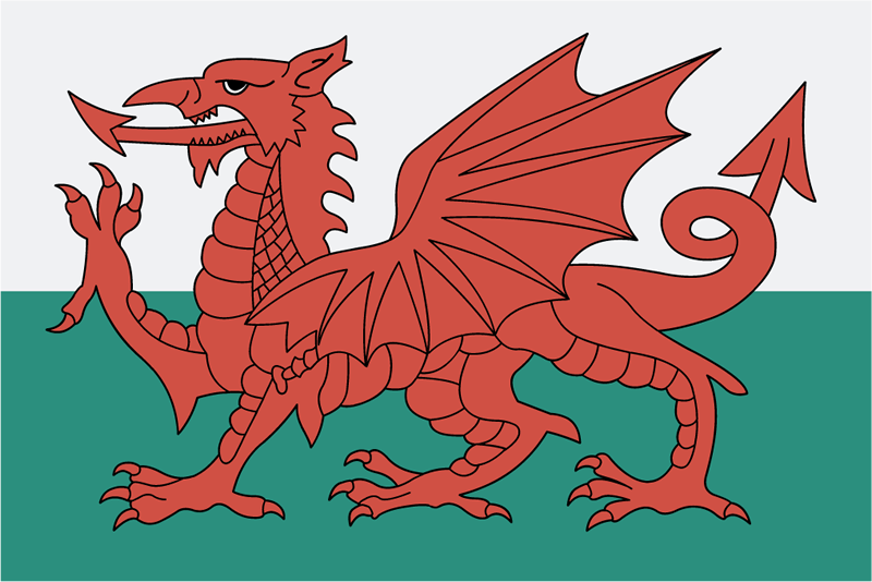 ウェールズの国旗